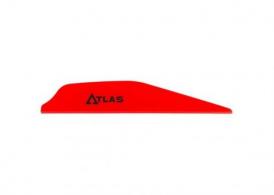 Bohning Atlas Vanes Neon Red 100 pk. - 101072NR28