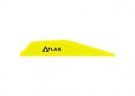 Bohning Atlas Vanes Neon Yellow 100 pk. - 101072NY28