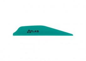 Bohning Atlas Vanes Teal 100 pk. - 101072TL28