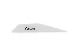 Bohning Atlas Vanes White 100 pk. - 101072WH28