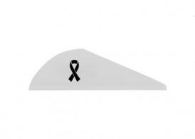 Bohning Blazer Vanes Awareness White 36 pk. - 10831BCWH2