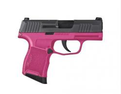 SIG SAUER HGA 9MM 3.1IN BBL SF XRAY3 Night Sights MOD CERAKOTE SIG PINK POLY GRIP 2-10RD MAGS - P365 SIG SAUER HGA 9MM 3.1IN BBL SF XRAY3 Night Sights MOD CERAKOTE SIG PINK POLY GRIP 2-10RD MAGS - P365