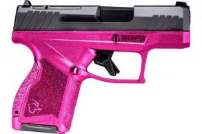 TAURUS HGA 9MM 3IN BBL BLK/BLK 2/11RD MAGS CERAKOTE PINK FRAME - GX4 TAURUS HGA 9MM 3IN BBL BLK/BLK 2/11RD MAGS CERAKOTE PINK FRAME - GX4
