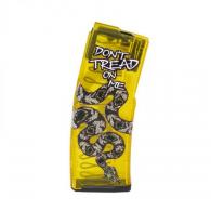 Amend2 AR-15 Rifle Magazine Translucent Yellow Don't Tread On Me 5.56x45mm/.223 Rem 30/rd Amend2 AR-15 Rifle Magazine Translucent Yellow Don't Tread On Me 5.56x45mm/.223 Rem 30/rd