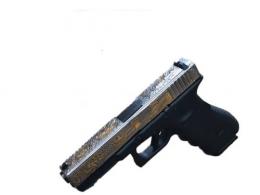 Glock 9mm, Nickel-Plated Egypt Edition, 4.0" Barrel, 2x15rd Mags - 17 Glock 9mm, Nickel-Plated Egypt Edition, 4.0" Barrel, 2x15rd Mags - 17
