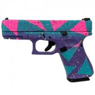 Glock Gen 5 9mm, 4.0" Barrel, Cerakote 80s Day Theme, 3x17rd Mags - 45 Glock Gen 5 9mm, 4.0" Barrel, Cerakote 80s Day Theme, 3x17rd Mags - 45