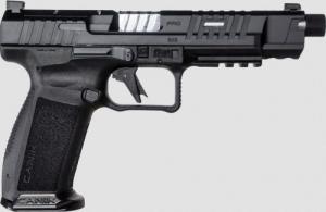 Canik 55 METE SFX PRO 18RD 5.75INCHROME Threaded Barrel FLUTED BLACK
