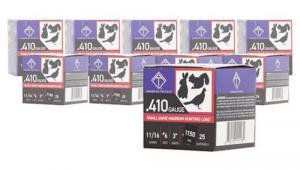 ATI Game Load .410GA AMO #6 11/16 OZ 3" 250/CASE 1200 FPS ATI Game Load .410GA AMO #6 11/16 OZ 3" 250/CASE 1200 FPS