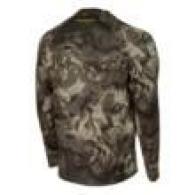 BASE LAYER CREW TOP VEIL CANYON GREY LARGE