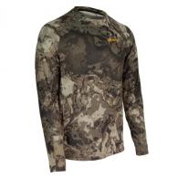 Muddy Base Layer Crew Long Sleeve Shirt Veil Canyon Grey XL - MUD-BL-CRW-VCG-XL