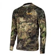 Muddy Base Layer Crew Long Sleeve Shirt Veil Canyon Hybrid 2XL - MUD-BL-CRW-VCH-2X