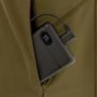 NUCLEUS HEATED QUARTER ZIP BROWN CLAY 2XL