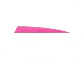 Trueflight Shield Cut Feathers Pink 4 in. RW 100 pk. - 11602