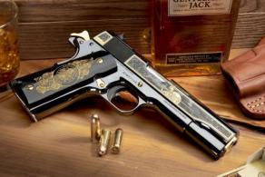 Colt 1911 Conquerors Series Alexander 38 Super Semi Auto Pistol - SKC-CNQ-ALEX38