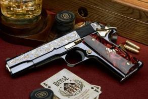 Colt 1911 Saint Series Santa Muerte .38 Super Semi Auto Pistol - SKC-ST-MUERTE38 Colt 1911 Saint Series Santa Muerte .38 Super Semi Auto Pistol - SKC-ST-MUERTE38