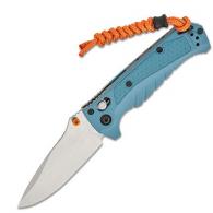 Benchmade Adira Drop Point 3.21" CPM MagnaCut Depth Blue Grivory Stonewash - 18065