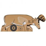 EZ AIM Cardboard Deer ShootingTrgt Folded 12pk - 6033