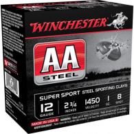 Winchester AA Steel Target Sporting Clays Load 12 ga. 2.75 in. 1 oz. 8 Round - AASCL12S8 Winchester AA Steel Target Sporting Clays Load 12 ga. 2.75 in. 1 oz. 8 Round - AASCL12S8