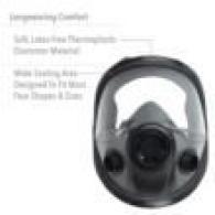North 5400 Full Mask w/ Dual N Series Cartdridge Connectors