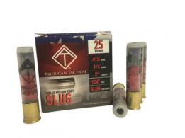 ATI Slug Ammo .410GA Rifled Slug 1/2 OZ 2.5" 25rd box - ATIAC410RC ATI Slug Ammo .410GA Rifled Slug 1/2 OZ 2.5" 25rd box - ATIAC410RC