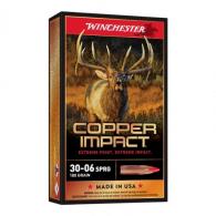 Winchester Copper Impact, .30-06 Springfield, 180 Grain, Lead Free, 20/Box - X3006CLF2 Winchester Copper Impact, .30-06 Springfield, 180 Grain, Lead Free, 20/Box - X3006CLF2
