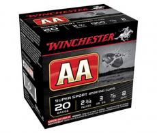 Winchester XU208 Super-X Game Load 20 GA 2.75\ 7/8 oz #8 25rd box Winchester XU208 Super-X Game Load 20 GA 2.75\ 7/8 oz #8 25rd box