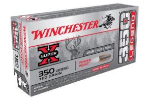 Winchester Super-X, .350 Legend, 180 Grain, Power-Point, 20/Box - X3501 Winchester Super-X, .350 Legend, 180 Grain, Power-Point, 20/Box - X3501