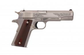 Colt Tyler Gun Works Custom 1911 Government .45 ACP 5 Stainless, Hand Engraved