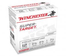 Winchester Super-Target Xtra-Lite Target Load, 12 Gauge, 2 3/4" 1 oz, #7.5 Shot, 250/Case - TRGTL127@ Winchester Super-Target Xtra-Lite Target Load, 12 Gauge, 2 3/4" 1 oz, #7.5 Shot, 250/Case - TRGTL127@