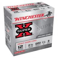 Winchester Super-X Heavy Game Load, 12 Gauge, 2 3/4" 1 1/4 oz, #8 Shot, 250/Case - XU12SP8@ Winchester Super-X Heavy Game Load, 12 Gauge, 2 3/4" 1 1/4 oz, #8 Shot, 250/Case - XU12SP8@