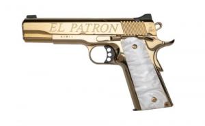 KIMBER 1911 EL PATRON 38SUP 9RD 5IN BARREL ROSE GOLD ENGRAVED - 10238 KIMBER 1911 EL PATRON 38SUP 9RD 5IN BARREL ROSE GOLD ENGRAVED - 10238