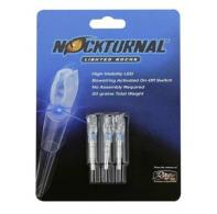 Nockturnal Lighted Nocks Blue G 3 pk. - NT-614