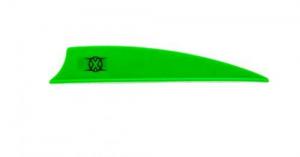Bohning X Vanes Shield Cut 3 in. Neon Green 36 pk. - 10771NG3S