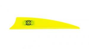 Bohning X Vanes Shield Cut 3 in. Neon Yellow 36 pk. - 10771NY3S