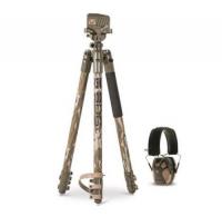 BOG Deathgrip Tripod w/E-Max Pro Muffs MO Bottomland, Flat Dark Earth - 1209958