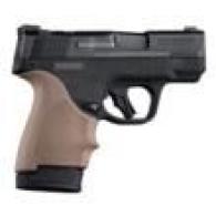 Hogue HandAll Beaver Tail Handgun Grip Sleeve S&W M&P 9 Shield Plus FDE Hogue HandAll Beaver Tail Handgun Grip Sleeve S&W M&P 9 Shield Plus FDE