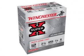 Winchester Ammunition Super-X Heavy Game Load, 12 Gauge, 2 3/4" 1 1/8 oz, #8 Shot, 25 rds - XU12H8@