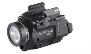 Streamlight TLR-8 HL-X Sub USB Gun Light, Fits GLOCK 43X/48MOS, Rechargeable Battery, Black - 69466