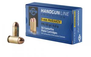 PPU 9X18 MAKAROV FMJ 93G 50RD BOX 20 BOXES PER CASE