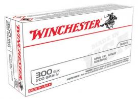 Winchester USA .300 Black 200gr Open Tip - Range Subsonic, 20/Box - USA300BLKX