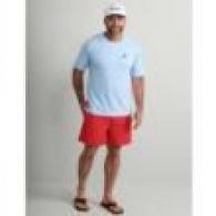 HUK FISH FLAG TEE MAROLINA BLUE Stainless Steel L