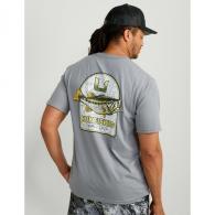 Huk KC Badge Series Short Sleeve Shirt Night Owl Large - H1000549-016-L