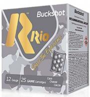 Rio Ammuntion Royal Buck Home Defense Shotgun Ammo, 12 Gauge, 2 3/4" 9 Pellets, #1 Buckshot, 250 Rounds per Case - RHD9PB