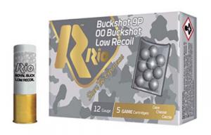 Royal Buckshot Low Recoil, 12 Gauge, 2 3/4" 9 Pellets, #00 Buckshot, 250/Case - RBLR129CASE Royal Buckshot Low Recoil, 12 Gauge, 2 3/4" 9 Pellets, #00 Buckshot, 250/Case - RBLR129CASE