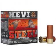 HEVI-Shot HEVI-Steel Upland Shotshells, 12 Gauge, 2-3/4" Chamber, 1-1/8oz, #5 Shot, 25 Count