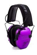 PACKNHEAT CHROME PLATED ELECTRONIC EAR/EYE PROTECTION DARK PURPLE