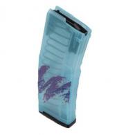 Amend2 AR-15 Mod C Teal Printed Jazz Rifle Magazine 5.56mm/.223 Rem 30/rd - 556MODCJAZZ30 Amend2 AR-15 Mod C Teal Printed Jazz Rifle Magazine 5.56mm/.223 Rem 30/rd - 556MODCJAZZ30