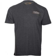 Leupold Badge Short Sleeve Shirt Charcoal Medium - 185976