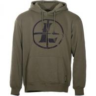 Leupold Distressed Reticle Hoodie Ash Green 3XL - 185891