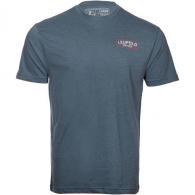 Leupold Badge Short Sleeve Shirt Indigo Medium - 185984